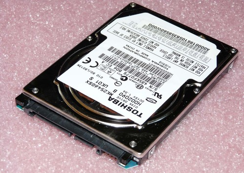 250GB Toshiba MK2546GSX 5400rpm Hard Drive Disk Festplatte SATA HDD 6,3cm/2,5"