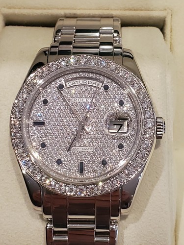 Rolex Rare Pave diamonds #18946 Day 