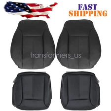 For 2007-2012 Benz GL450 Driver Passenger Bottom Top Leather Seat Cover Black