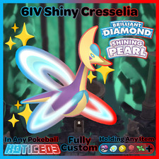 ✨ SHINY 6IV CRESSELIA ✨ Pokemon Brilliant DIAMOND and Shining PEARL lv100 + EVs