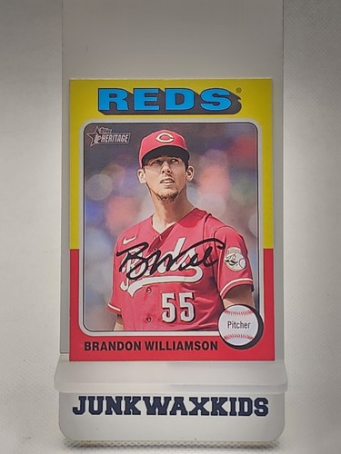 2024 Topps Heritage #264 Brandon Williamson | Baseball Card