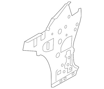 Genuine Nissan Side Panel F7601-6CAMA
