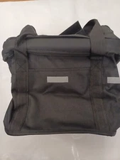 Unbrandad Fishing Tackle Bag. Black. Nylon. Backets Included. Medium size.