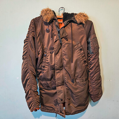 vintage alpha industries jacket N-3b woman's parka extreme cold weather hooded