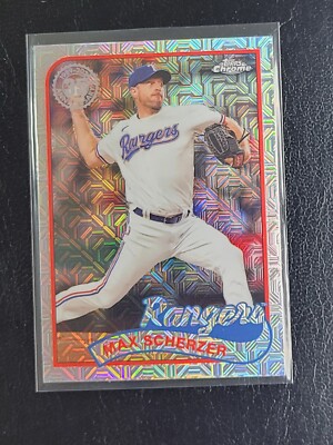 2024 Topps Series 2 Max Scherzer #2T89C-12 Chrome Mojo Refractor