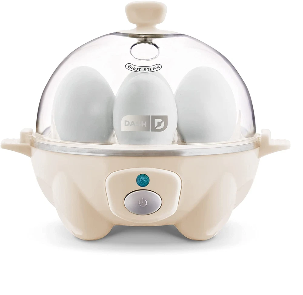 Dash Rapid Electric Egg Cooker with 6-Egg Capacity for Perfect Hard Boiled Eggs