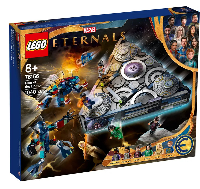 LEGO 76156 Marvel L'ascesa di Domo | Astronave Eternals da Collezione