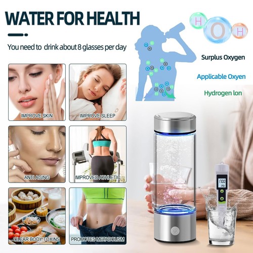 Hydrogen Water Bottle Generator 3 in 1Portable Hydrogen Rich Health Water Bot... - Picture 7 of 9