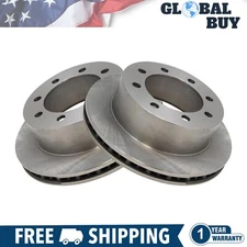 New Rear Disc Brake Rotors Set of 2pc For 1999-07 Ford Van Econoline SRW Models