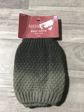 New Merona Boot Cuffs one pair Gray Ombr W15