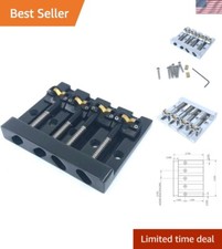 Stylish Black KickAss High-Mass Bass Bridge - Enhance Your Tone  Playability