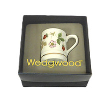 Wedgwood Bone China 'Wild Strawberry' Miniature Tankard  Boxed