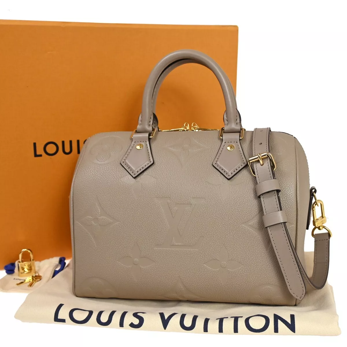 LOUIS VUITTON Speedy Bandouliere 25 Hand Bag Monogram Empreinte 