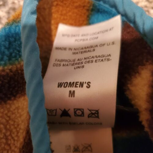 Patagonia Synchilla Snap-T Fleece Pullover Guatemalan Tango Bear Brown Aztec M - Picture 3 of 5