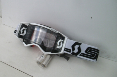 Scott Crossbrille Prospect Super WFS mit Roll Off System, Weiß/Schwarz.