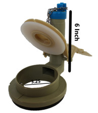 Toto 3.3 inch One Piece Toilet Flush Valve Assembly with Counterbalanced Flapper