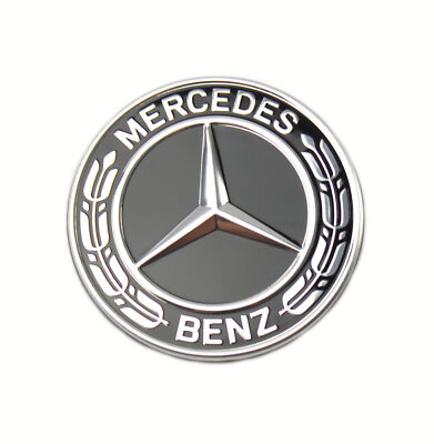 Stern Emblem schwarz Motorhaube W177 A-Klasse C118 CLA W247 B
