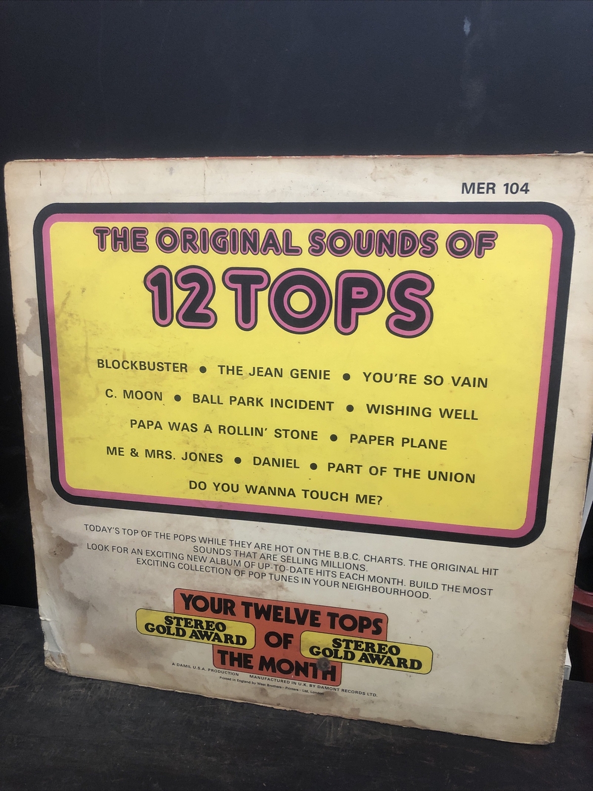 12 tops top vinyl record eBay