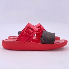Louis Vuitton Sunbath Mule "CORAL PINK" - Size 7W - 13155-33 