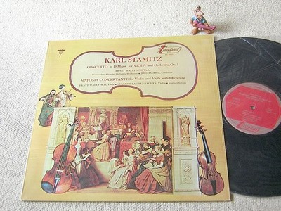 STAMITZ Viola Concerto WALLFISCH LAUTENBACHER 1966 LP TURNABOUT TV 34221 NM