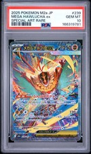 2025 POKEMON JAPANESE M2A-MEGA DREAM EX SPECIAL ART RARE MEGA HAWLUCHA EX PSA 10