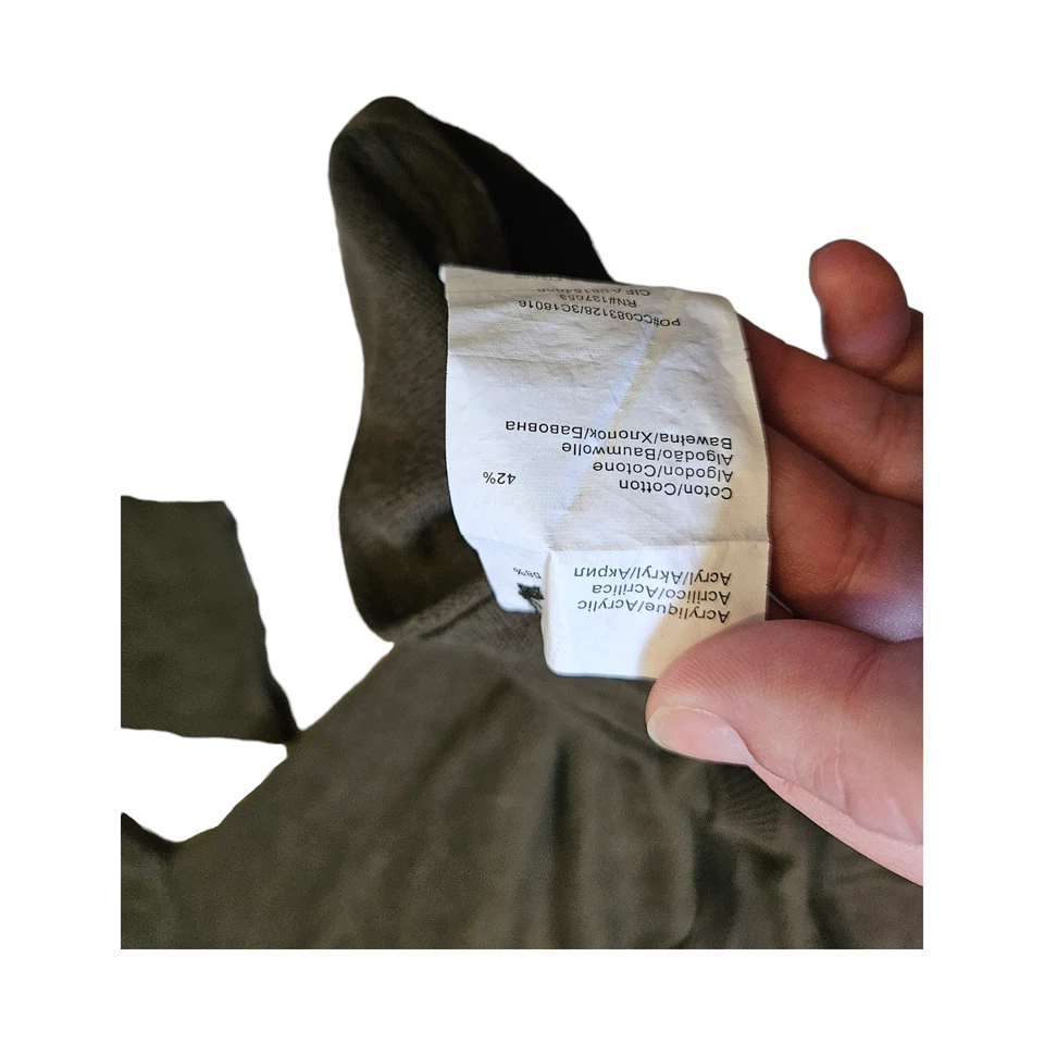 Cárdigan abotonado manga larga verde oscuro talla 8 B-Karo niños Foto 4 de 4