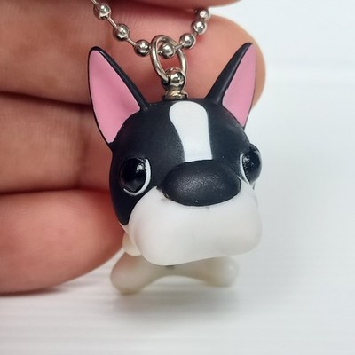 The Dog Artlist Collection French BullDog Keychain Mini Figure Strap Bandai