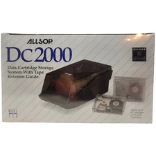 Allsop DC 2000 Data Cartridge 8 Tape Storage Box With Tape Rotation Guide Sealed