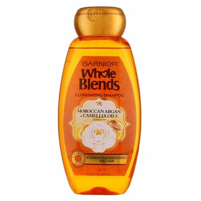 4 Pack Garnier Whole Blends Moroccan Argan and Camellia Oils Illuminating Sha...