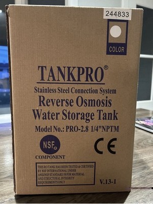 Reverse Osmosis Water Storage Tank