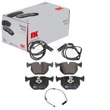 NK BREMSBELÄGE + WARNKONTAKT HINTEN passend für BMW 7er E38 Bj. 1994 - 2001