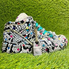 Scarpe da ginnastica Reebok Pump Omni Lite Holiday da donna taglia 8,5 nere blu sneakers