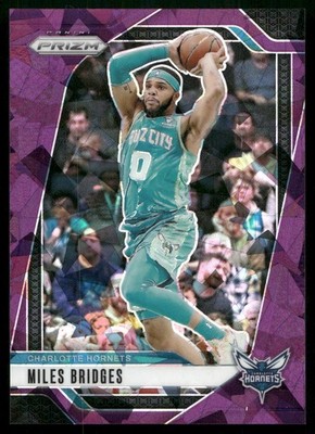 Miles Bridges - 2024-25 Panini Prizm Basketball - Purple Cracked-ice Prizm /149