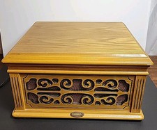 Crosley CR48 Record Album Player Turntable Vinyl CR48PH Antique Look 2002 WORKS 