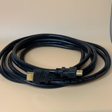 Black HDMI Cable Gold-Plated Standard Male to Male Round Universal