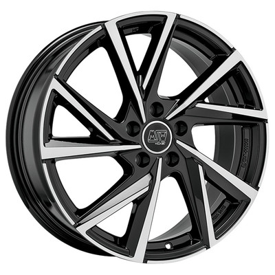 ALUFELGE MSW MSW 80-5 FUR MINI COUNTRYMAN SE HYBRID 7X16 5X112 GLOSS BLACK DNJ