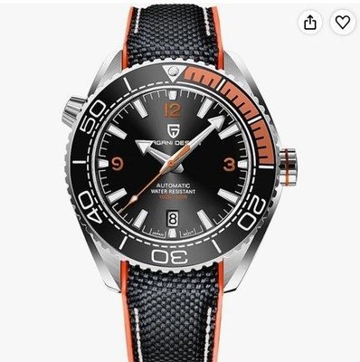 Pagani Design Men's Automatic Watch PD-1679 Ceramic Bezel Waterproof 100M Mech