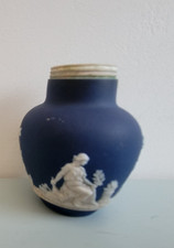 Adams Tunstall Navy Blue Jasperware Small Pot