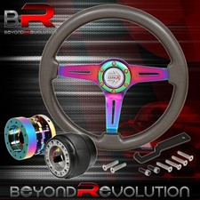 For 90-93 Integra Extender Hub Adapter 6bolt Steering Wheel Type R Horn Button