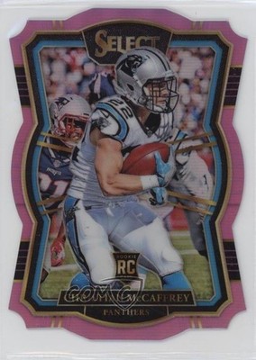 2017 Panini Select Purple Prizm 4/75 Christian McCaffrey #155 Rookie RC 0e2x
