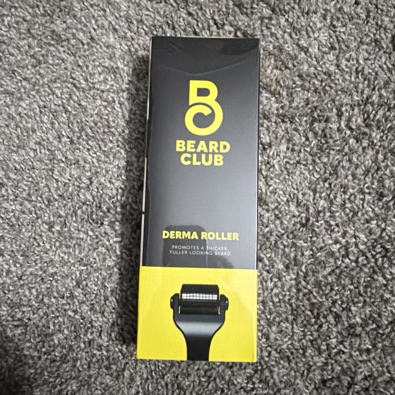 Beard Club - Derma Roller - Promotes Thicker Beard Growth - New/Sealed