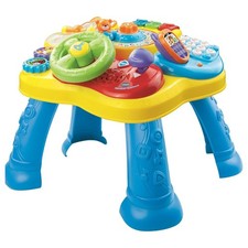 V-Tech80-181564-Baby-Abenteuer-Spieltisch–2-in-1Lerntisch+Musik,Lichtern