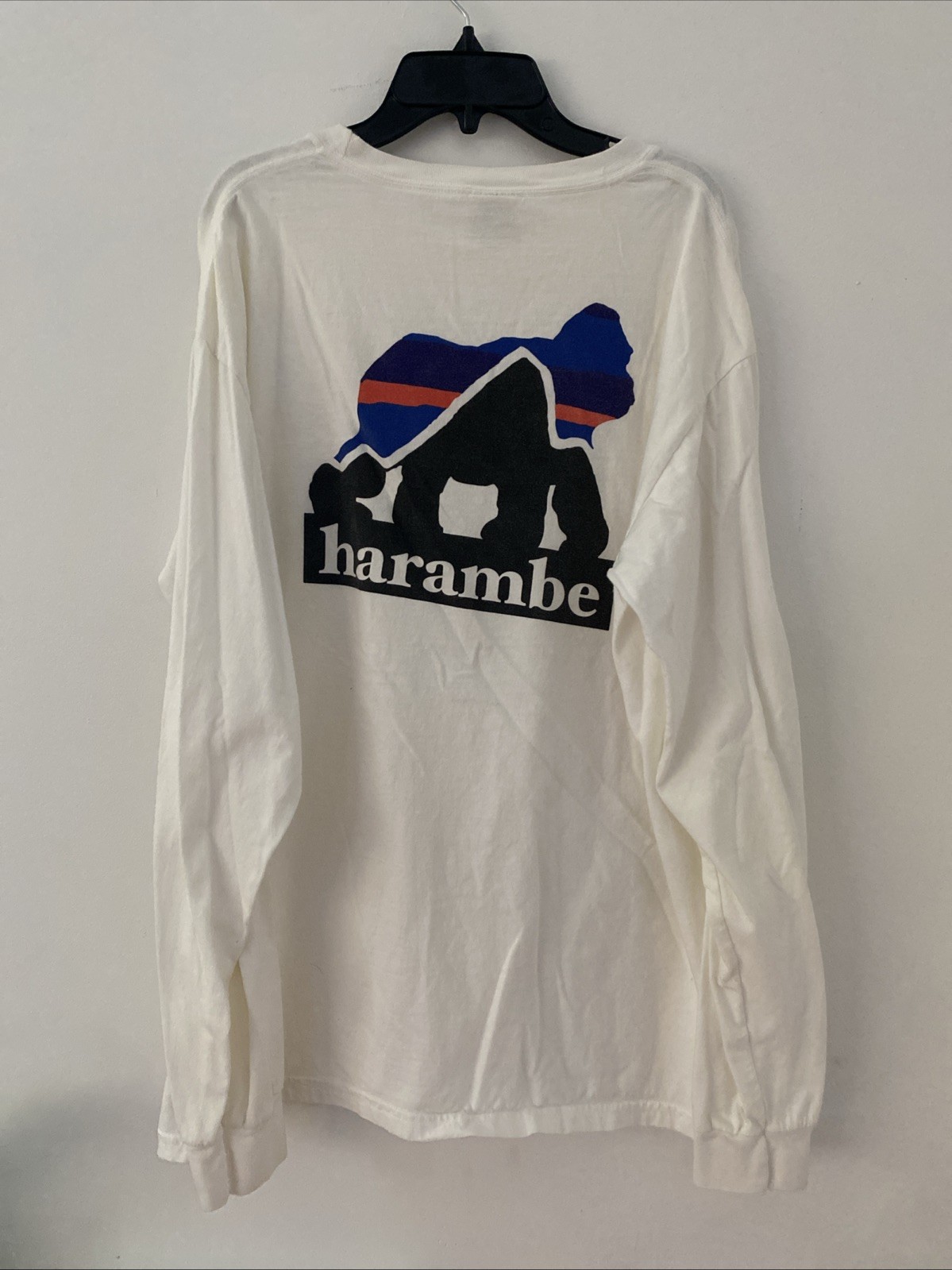 T shirt vecchia fila Harambe LS taglia grande