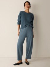 Eileen Fisher Stretch Jersey Knit Lantern Pant - EUCALYPTUS