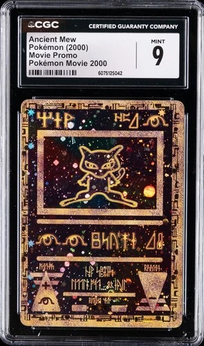 CGC 9 Mint Ancient Mew Pokemon 2000 Movie Promo