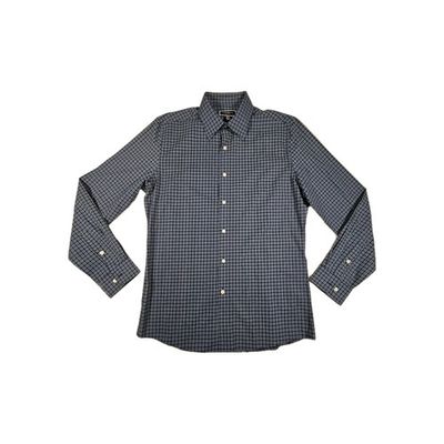 #ad #ad Club Room Slim Fit Plaid Dress Shirt Placid Blue 15 15.5 32 33 Stretch $22.00