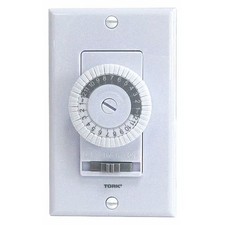 Nsi Tork Timer, Electromechanical, 24hr, In-Wall 701B Nsi Tork 701B 786261101211