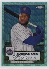 2021 Topps Chrome Platinum Anniversary Aqua Wave Refractor Robinson Cano 0nr3