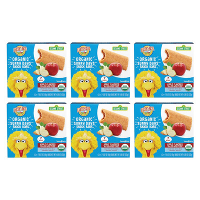 Earth'S Best Organic Sunny Days Snack Bars for Toddlers 2 Years Old and Up, Appl