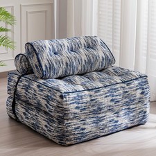 Folding Sofa Bed, Convertible Sleeper Chair with Pilow, Soft Fold Out Chair B...